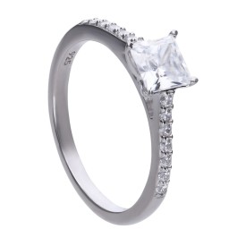 Luxusný strieborný prsteň zn. Diamonfire