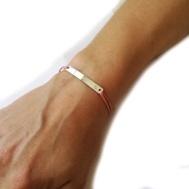 Náramky pre pár (2x ID platnička so zirkónom UNISEX)