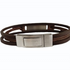 Pánsky kožený náramok na gravírovanie 19cm/21cm/23cm