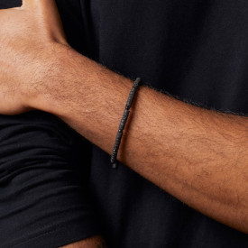 Pánsky náramok Fred Bennett Lava beads