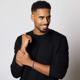 Pánsky náramok Fred Bennett - modrý lapis