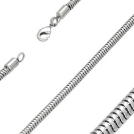 Retiazka z chirurgickej ocele SNAKE 46cm / 51cm