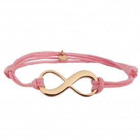 Rose gold náramok  Infinity 