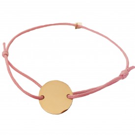 Šnúrkový náramok na gravírovanie ROSE GOLD (unisex)