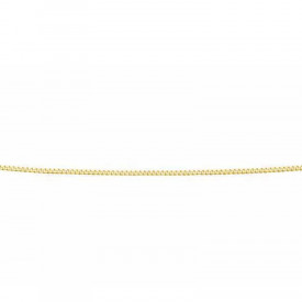 Strieborná retiazka Elements silver Gold plated