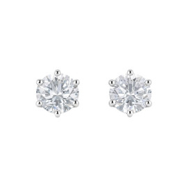 Strieborné napichovačky Cubic Zirconia
