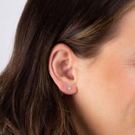 Strieborné náušnice Elements silver CZ