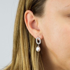 Strieborné náušnice Fiorelli silver