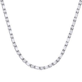 Strieborný náhrdelník Diamonfire