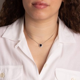 Strieborný náhrdelník Diamonfire