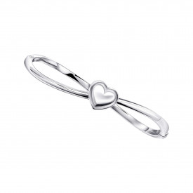 Strieborný náramok Hinged Heart