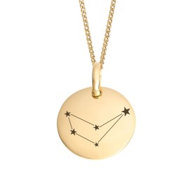 Strieborný prívesok ma gravírovanie - zlatý disk 15mm