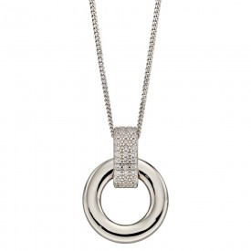 Strieborný prívesok + retiazka Fiorelli silver