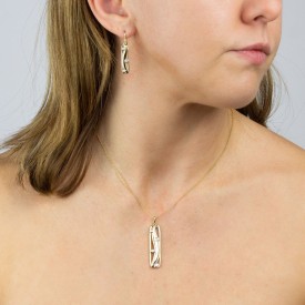 Strieborný prívesok + retiazka Fiorelli silver