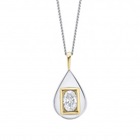 Strieborný prívesok s retiazkou Fiorelli silver