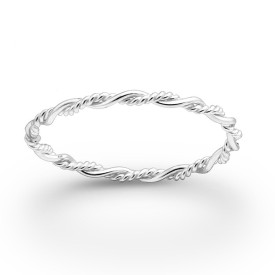 Strieborný prsteň Silver Twist