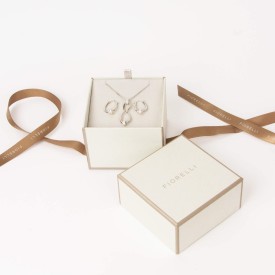 Strieborný set náušnice +  náhrdelník Fiorelli Silver