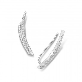 Ušné piny - strieborné náušnice