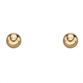 Zlaté náušnice lacno (priemer 4mm)