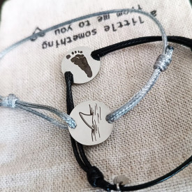 Šnúrkový náramok na gravírovanie (unisex)