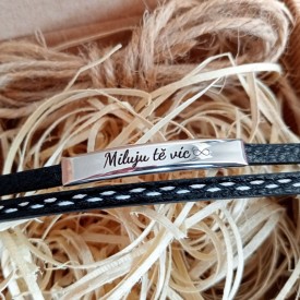 Pánsky náramok na gravírovanie